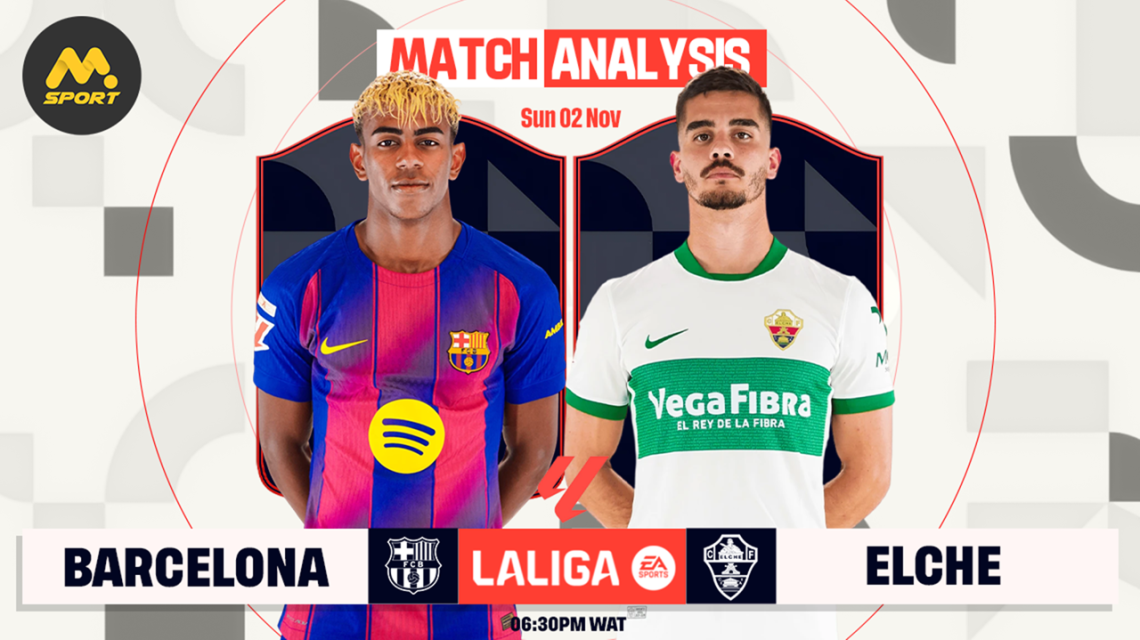 Barcelona vs Elche: Pressure on Yamal’s Catalans After El Clasico Loss , Visitors Look to End Historic Away Drought